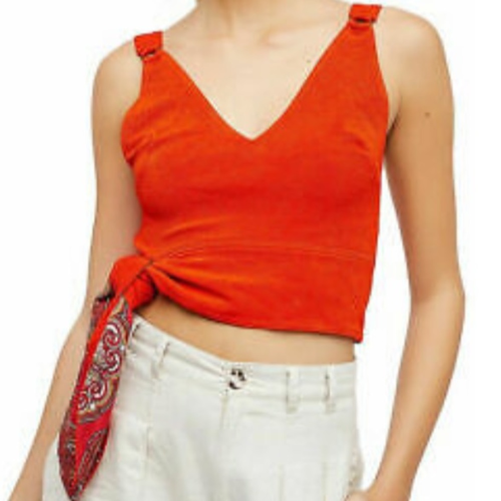 Free people cropped tank top